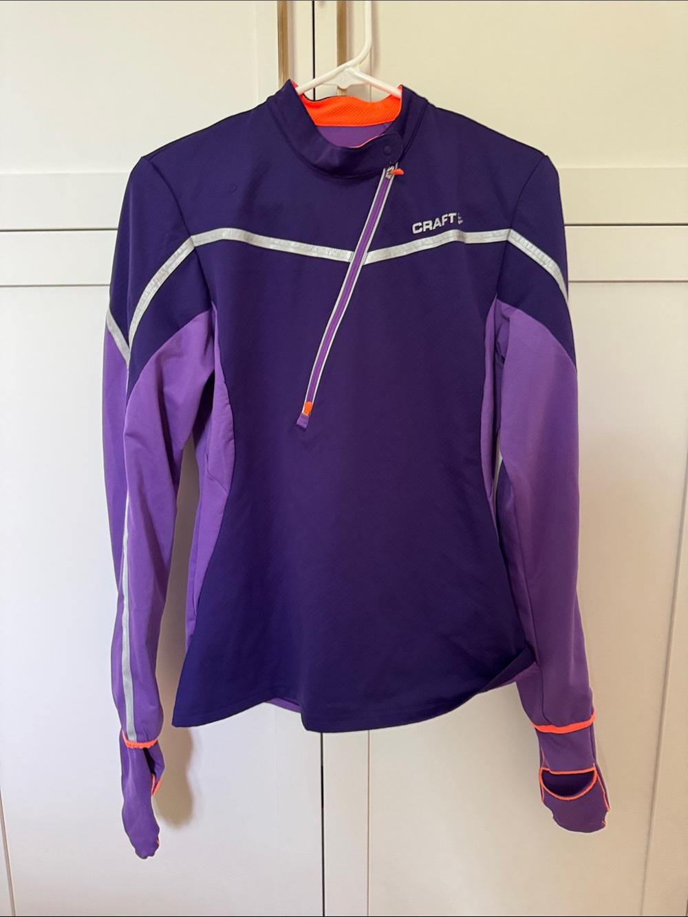 WOMENS CRAFT SWEDEN VENTAIR WIND CROSS COUNTRY SKI JACKET STRETCH size small